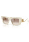 náhled Sluneční brýle Dolce & Gabbana DG4510 33129451 Krémová/Čirá gradient hnědá zrcadlová