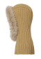 náhled Kapuce s kožichem Goldbergh Naomi Hooded Scarf Faux Border Caramello