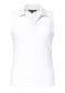 náhled Dámský top Goldbergh Caroline Sleeveless Polo Top White