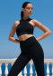 náhled Dámská podprsenka Goldbergh Drape Bra Black