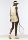 náhled Dámský top Goldbergh Bellavita Sleeveless Top Champagne
