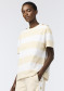 náhled Goldbergh Lido Short Sleeve Top Champange/White