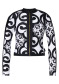 náhled Dámský top Goldbergh Rafaella Long Sleeve Zip Rashguard Black/White