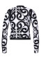 náhled Dámský top Goldbergh Rafaella Long Sleeve Zip Rashguard Black/White