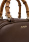 náhled Dámská kabelka Marc Cain AC TJ.03 L31 Satchel Bag, Dark Wood 699