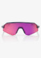 náhled Dětské sluneční brýle 100% Slendale YOUTH Matte White/Pink - HiPER Vital Pink Mirror Lens