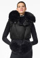 náhled Dámská vesta Goldbergh Reiya Bodywarmer Faux Border Black