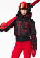 náhled Dámská bunda Goldbergh Gaito Ski Jacket Street Signs Black/Red