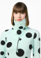 náhled Dámský nákrčník Goldbergh Tama Neckwarmer Dots Mint