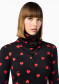 náhled Dámský nákrčník Goldbergh Kouki Neckwarmer Black/Flame