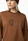 náhled Dámská mikina Goldbergh Tova Crew Neck Sweater Deep Mocha