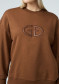 náhled Dámská mikina Goldbergh Tova Crew Neck Sweater Deep Mocha