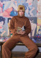 náhled Dámská mikina Goldbergh Tova Crew Neck Sweater Deep Mocha