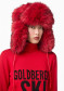 náhled Dámská čepice Goldbergh Cher Fluffy Hat Flame