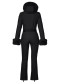 náhled Dámská kombinéza Goldbergh Vita Ski Suit Faux Border Black