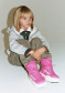 náhled Dětské boty Moon Boot JR Park Tube Mid Glitter WP J001 Pink