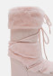 náhled Dětské boty Moon Boot Icon Faux Fur JR J042 Dusty Pink