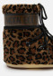 náhled Dámské boty Moon Boot Icon Low Fleece Leopard Mm21 Cognac/Cocoa