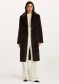 náhled Dámský kabát Beaumont Coby Coat Dark Chocola