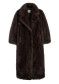 náhled APPARIS Gabrielle Sable Maxi Coat Fauve Multi