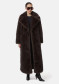 náhled APPARIS Gabrielle Sable Maxi Coat Fauve Multi