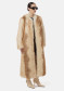 náhled APPARIS Solange Fox Maxi Coat Beige Multi