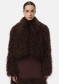 náhled APPARIS Ginette Mongolian Jacket Deep Brown