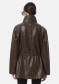 náhled APPARIS Edie Sans Leather Parka Deep Brown