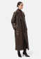 náhled APPARIS Lana Sans Leather Trench Coat Deep Brown