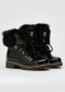 náhled Dámské zimní boty Nis 1515404/A Scarponcino Pelle Vittelo Black
