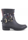 náhled Dámské gumáky Colors of California Camperos Rubber Boot LOVE Patc black