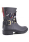 náhled Dámské gumáky Colors of California Camperos Rubber Boot LOVE Patc black