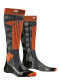 náhled Pánské podkolenky X-SOCKS® Ski Rider 4.0 Stone Grey Melange/X-Orange