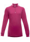 náhled Dětské tričko DEVOLD DUO ACTIVE JUNIOR ZIP NECK CERISE