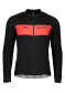 náhled Pánský cyklistický dres Scott Shirt M's RC Warm l/s Blk/Fiery Rd