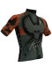 náhled Cyklistický dres Rosti Wings Dres dlouhý zip Black/Green/Orange