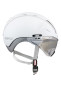 náhled Cyklistická helma CASCO ROADSTER WHITE INCL VISOR CLEAR SILVERMIRROR