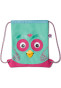 náhled Dětský vak Affenzahn Kids Sportsbag Owl - turquoise