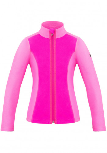 Dětská dívčí mikina Poivre Blanc W21-1500-JRGL Micro Fleece Jacket multico mega pink