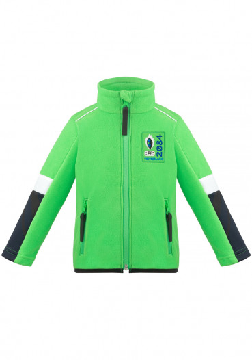 detail Dětská chlapecká mikina Poivre Blanc W21-1610-BBBY Micro Fleece Jacket fizz green