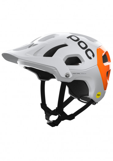 detail Cyklistická helma POC Tectal Race MIPS NFC Hydrogen White/Fluorescent Orange AVIP
