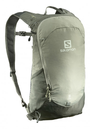 detail Turistický batoh Salomon Trailblazer 10 Wrought Iron/Sedona Sage