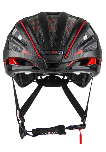 detail Cyklistická helma Casco SPEEDairo 2 black-Red RS Design
