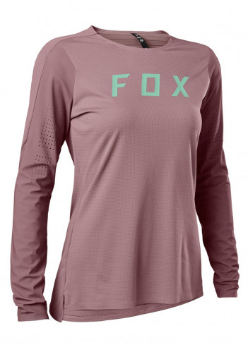Dámský cyklistický dres Fox W Flexair Pro Ls Jersey Plum Perfect