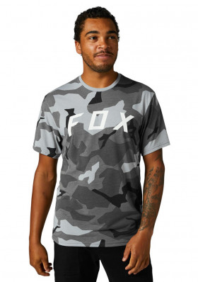 Pánské tričko Fox Bnkr Ss Tech Tee Black Camor