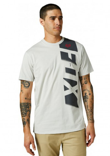 Pánské tričko Fox Rkane Side Ss Premium Tee Light Grey
