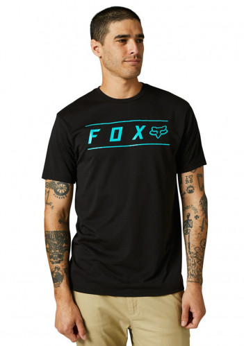 Pánské tričko Fox Pinnacle Ss Tech Tee Black