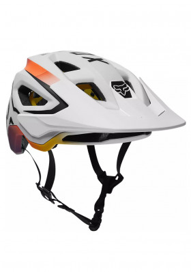Cyklistická helma Fox Speedframe Vnish, Ce White