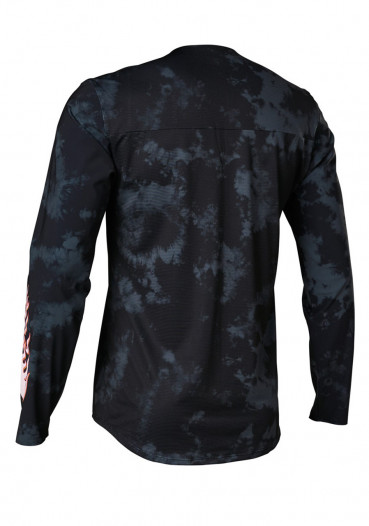 detail Dámské triko s dlouhým rukávem Fox Flexair Ls Jersey Ts57 Black