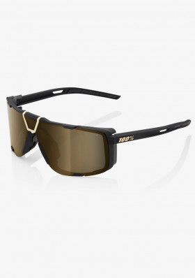 Sluneční brýle 100% EASTCRAFT - Soft Tact Black - Soft Gold Mirror Lens